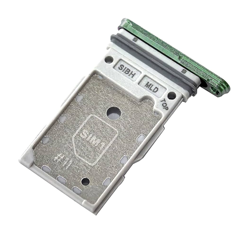 Υποδοχή κάρτας Dual SIM Tray και SD για Samsung Galaxy S24 Ultra G988 - Χρώμα: Πράσινο