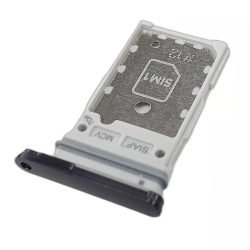 Υποδοχή Κάρτας SIM Tray για Samsung S23 SM-S911B - Χρώμα: Μαύρο