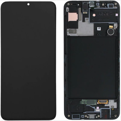 OLED Οθόνη LCD με Μηχανισμό Αφής και πλαίσιο για Samsung Galaxy A30S A307 Χρώμα: Μαύρο