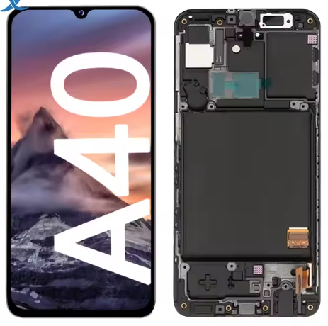Incell Οθόνη LCD με Μηχανισμό Αφής και Πλαίσιο για Samsung Galaxy A40 A405F - Χρώμα: Μαύρο
