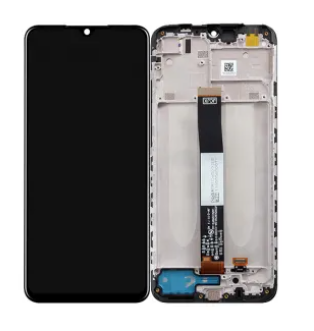 Γνήσια Οθόνη LCD με Μηχανισμό Αφής και Πλαίσιο για Xiaomi Redmi 10A (service pack) 560001C3L200 - Χρώμα: Μαύρο
