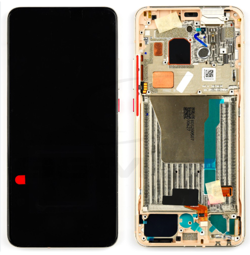 Γνήσια Οθόνη LCD με Μηχανισμό Αφής και Πλαίσιο Xiaomi Poco F2 Pro 56000D0J1100 (Service Pack) - Χρώμα: Golden