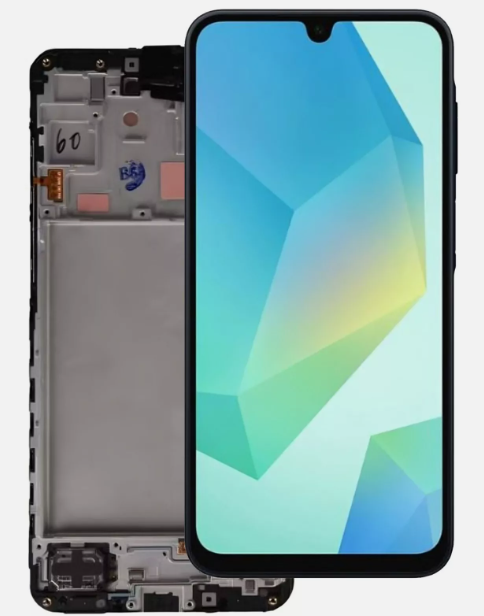 Incell Οθόνη LCD με Μηχανισμό Αφής και Πλαίσιο για Samsung Galaxy A16 5G A166 - Χρώμα: Μαύρο