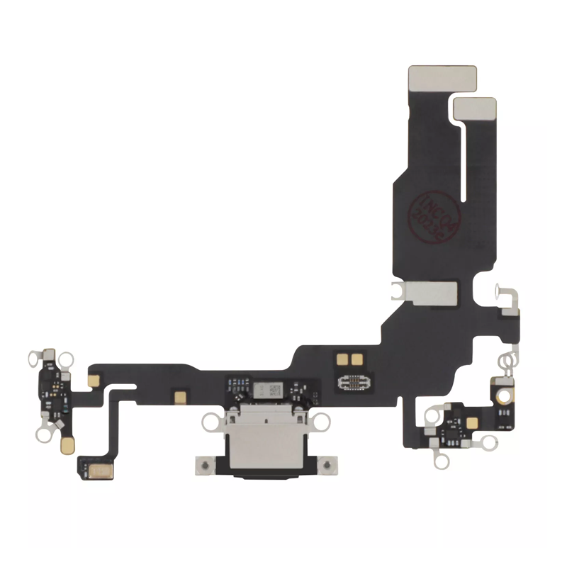 Καλωδιοταινία Φόρτισης / Charging Flex για iPhone 15 - Χρώμα: Μαύρο