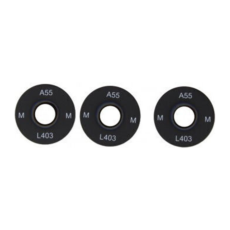 Σετ Τζαμάκι κάμερας (camera lens) για Samsung Galaxy A55 - Χρώμα: Μαύρο