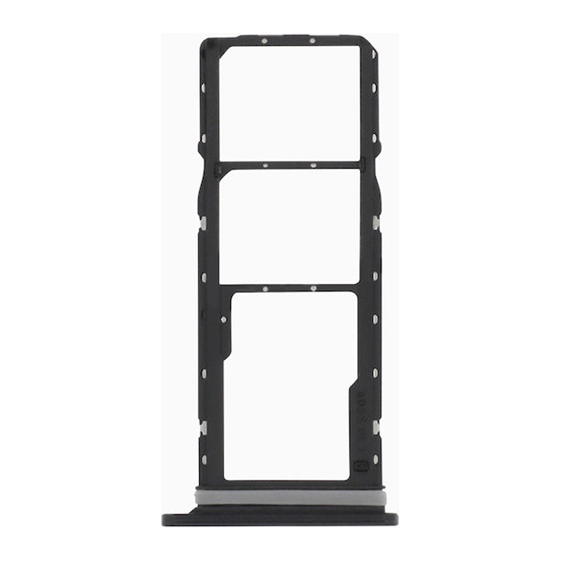 Υποδοχή κάρτας Dual SIM Tray και SD για Samsung Galaxy A05s A057F - Χρώμα: Μαύρο