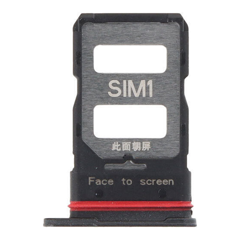 Υποδοχή κάρτας SIM Tray για Xiaomi POCO X6 Pro - Χρώμα: Μαύρο