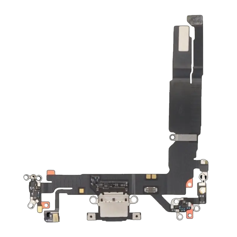 Καλωδιοταινία Φόρτισης / Charging Flex για iPhone 16 - Χρώμα: Μαύρο