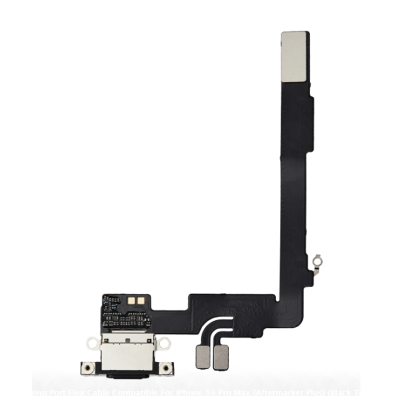 Καλωδιοταινία Φόρτισης / Charging Flex για iPhone 16 Pro Max - Χρώμα: Μαύρο