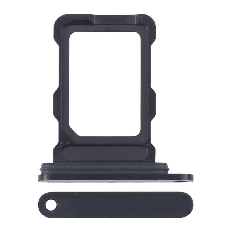 Υποδοχή κάρτας SIM Tray για iPhone 16 Pro Max - Χρώμα: Μαύρο