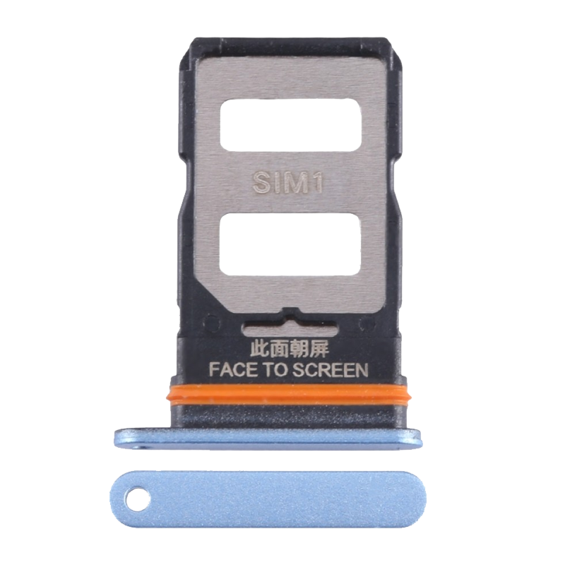 Υποδοχή κάρτας SIM Tray για Xiaomi Redmi Note 12 Pro 5G - Χρώμα: Μπλε