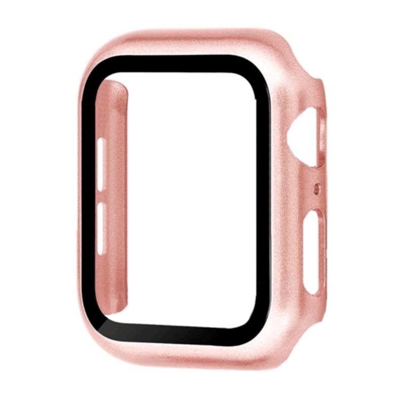 Θήκη Ρολογιού με Tempered Glass για Apple Watch Series 10 46mm - Χρώμα: Ροζ χρυσό