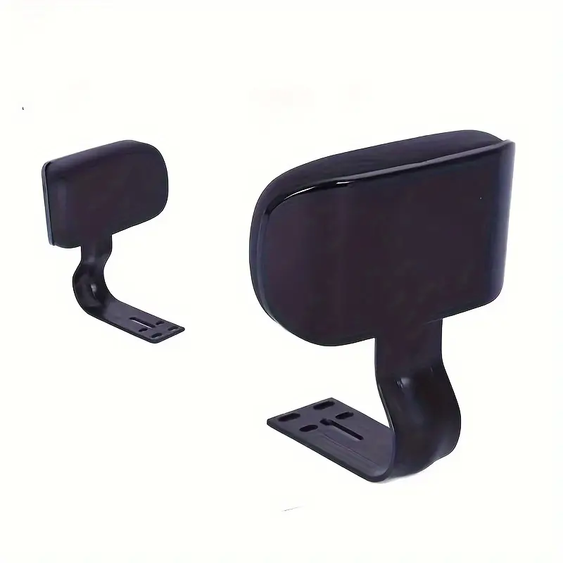 PU Leather Electric Scooter Backrest - Adjustable Rear Seat Cushion & Bracket for Motorcycles and Electric Vehicles - Black