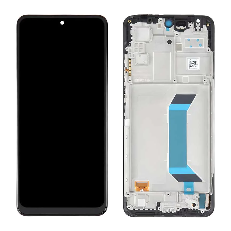 TFT Οθόνη LCD και Μηχανισμό Αφής με Πλαίσιο για Poco X5 (Μαύρο)