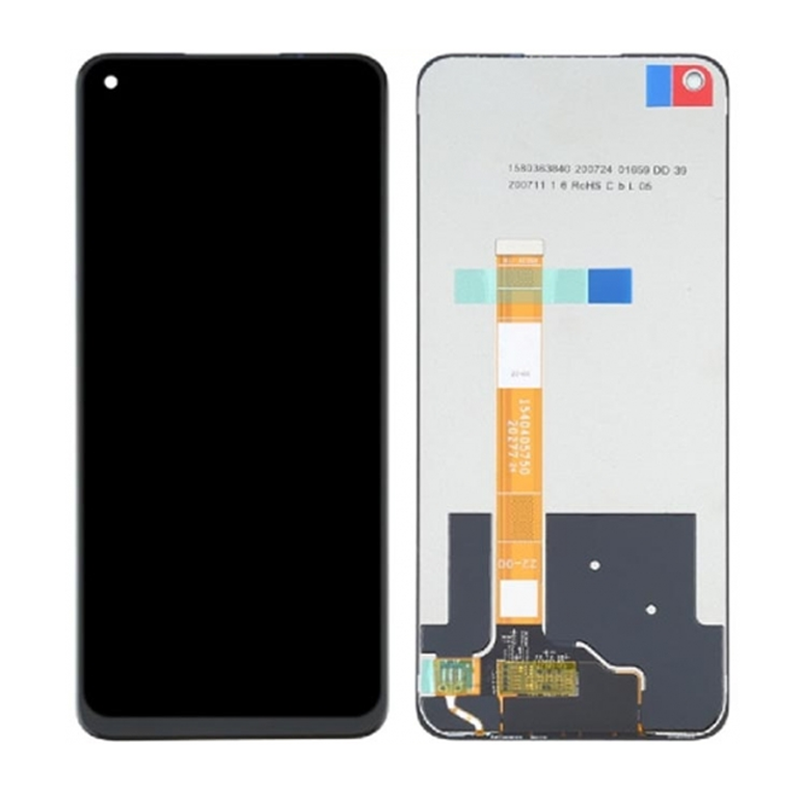 OEM Οθόνη LCD με Μηχανισμό Αφής για Realme 7 5G - Χρώμα: Μαύρο