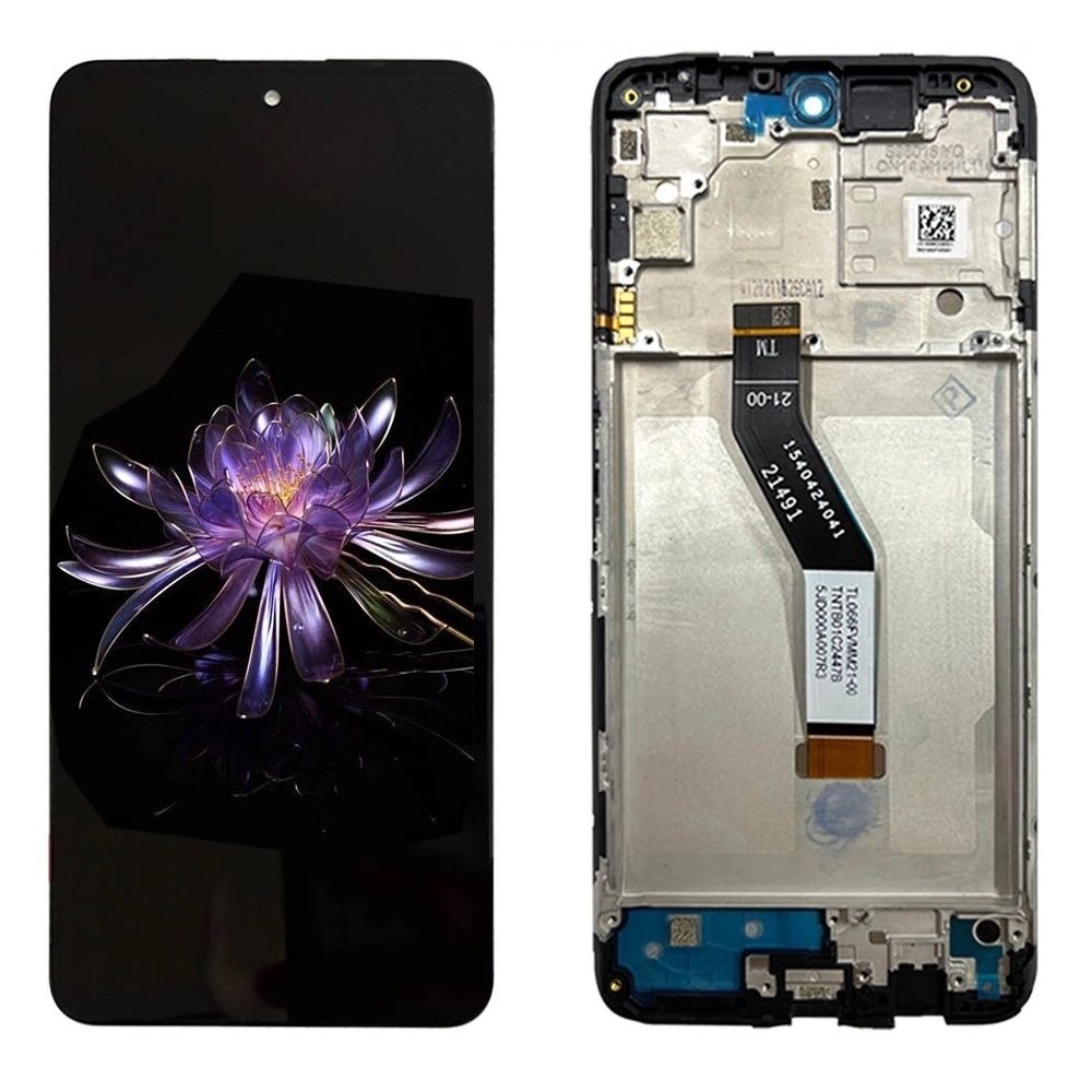 Incell Οθόνη LCD με Μηχανισμό Αφής και Πλαίσιο Xiaomi Poco M4 Pro 5G - Χρώμα: Μαύρο