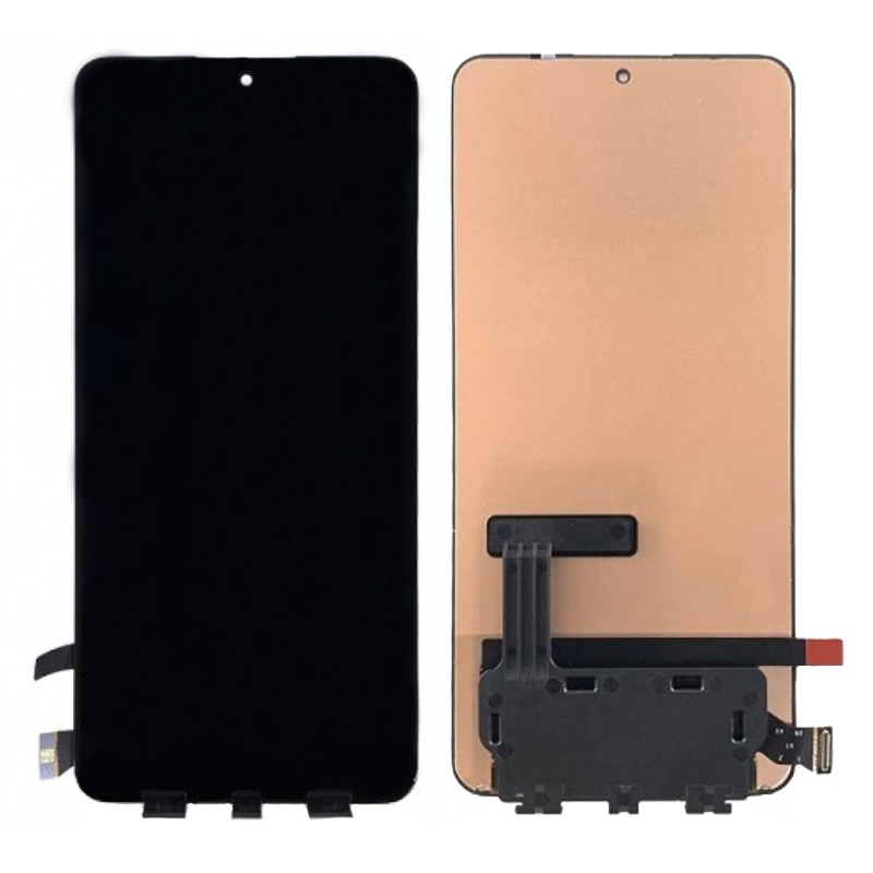 AMOLED Οθόνη LCD με Μηχανισμό Αφής για Xiaomi Mi 12T / Mi 12T Pro - Χρώμα: Μαύρο