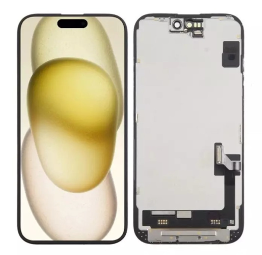 ZY Incell IC Οθόνη LCD με Μηχανισμό Αφής για iPhone 15 - Χρώμα: Μαύρο
