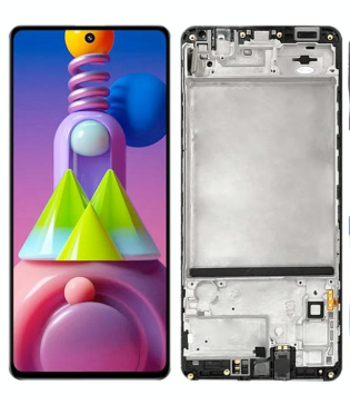 Incell Οθόνη LCD με Μηχανισμό Αφής και πλαίσιο για Samsung Galaxy M51 (M515F) - Χρώμα: Μαύρο