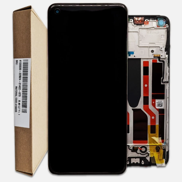 Γνήσια Οθόνη LCD με Μηχανισμό Αφής και Πλαίσιο γιαγια Oppo F21 Pro / 5GReno 8 Lite / Reno7 Lite / Reno7 Z 5G (Service Pack) 4130035 - Χρώμα: Μαύρο