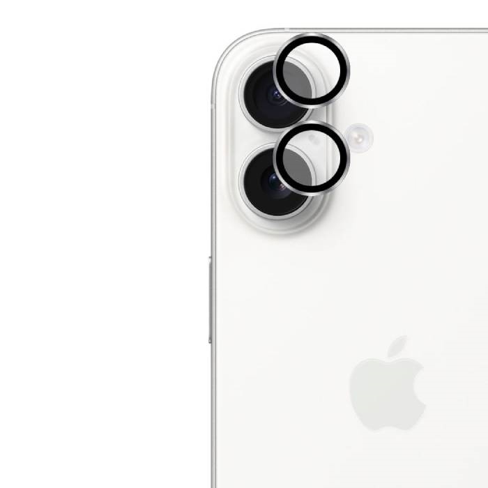Tζαμάκι Προστασίας Πίσω Κάμερας Camera Glass για Apple iPhone 16 / 16 Plus - Χρώμα: Ασημί