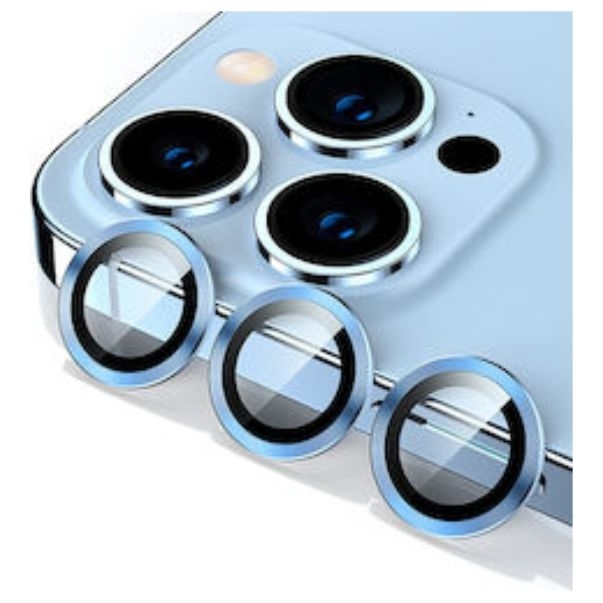 Tζαμάκι Προστασίας Πίσω Κάμερας Camera Glass για Apple iPhone 13 Pro / 13 Pro Max - Χρώμα: Μπλε