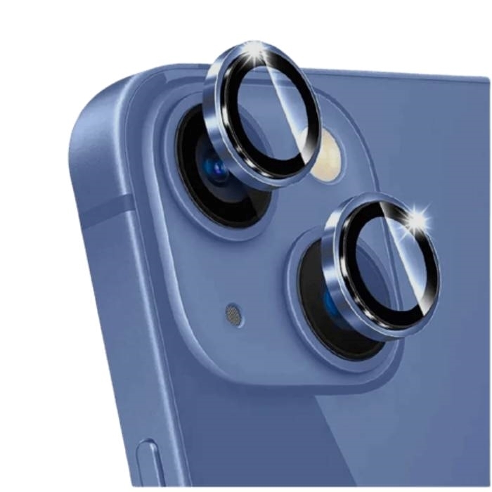 Tζαμάκι Προστασίας Πίσω Κάμερας Camera Glass για Apple iPhone 14/14 Plus - Χρώμα: Μπλε