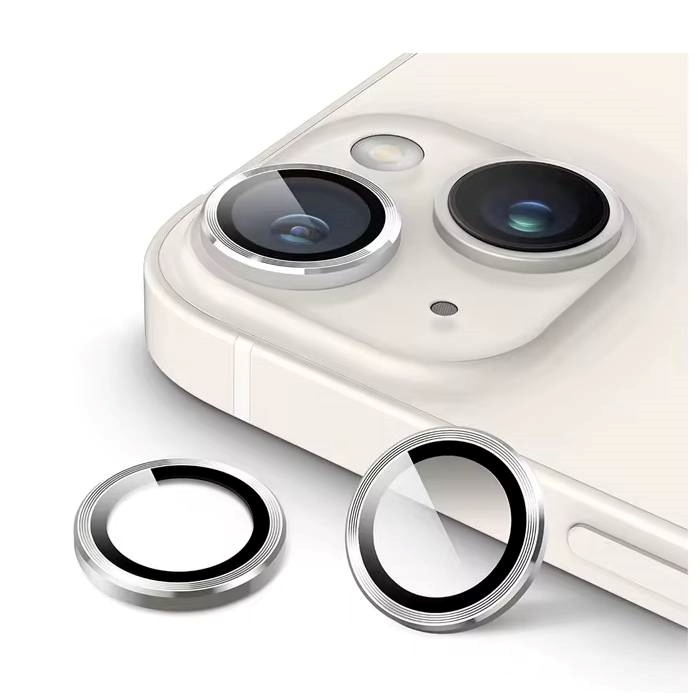 Tζαμάκι Προστασίας Πίσω Κάμερας Camera Glass για Apple iPhone 14/14 Plus - Χρώμα: Ασήμι