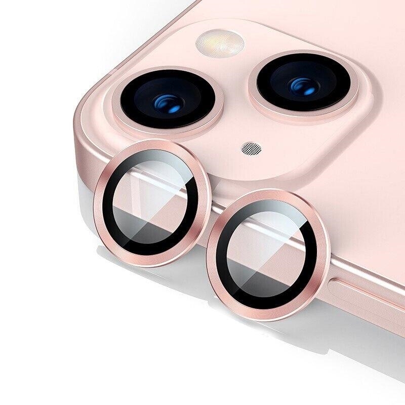 Tζαμάκι Προστασίας Πίσω Κάμερας Camera Glass για Apple iPhone 13/13 Mini - Χρώμα: Ροζ