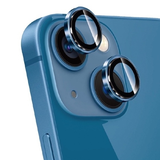 Tζαμάκι Προστασίας Πίσω Κάμερας Camera Glass για Apple iPhone 11/12/12 Mini - Χρώμα: Μπλε