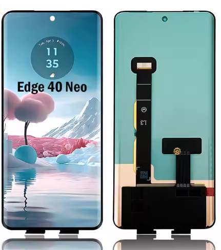 AMOLED Οθόνη LCD με Μηχανισμό Αφής για Motorola Moto Edge 40 / Edge 40 Neo - Χρώμα: Μαύρο