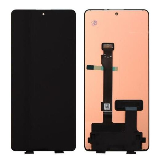 AMOLED Full HD Οθόνη LCD με Μηχανισμό Αφής για Xiaomi Redmi Note 12 Pro Plus 5G - Χρώμα: Μαύρο