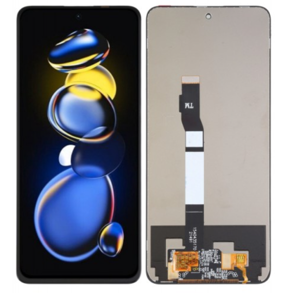Incell Οθόνη Lcd με Μηχανισμό Αφής για Xiaomi Poco X4 GT / Note 11T Pro Χρώμα: Μαύρο