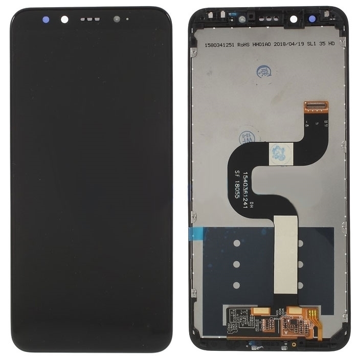 Οθόνη LCD με Μηχανισμό Αφής και Πλαίσιο για Xiaomi Redmi A2/A2+ 4G 2023 - Χρώμα: Μαύρο