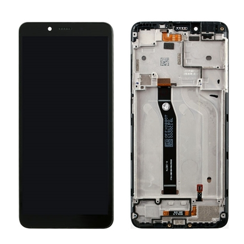 OEM Οθόνη LCD με Μηχανισμό Αφής και Πλαίσιο για Xiaomi Redmi 6 / 6A - Χρώμα: Μαύρο