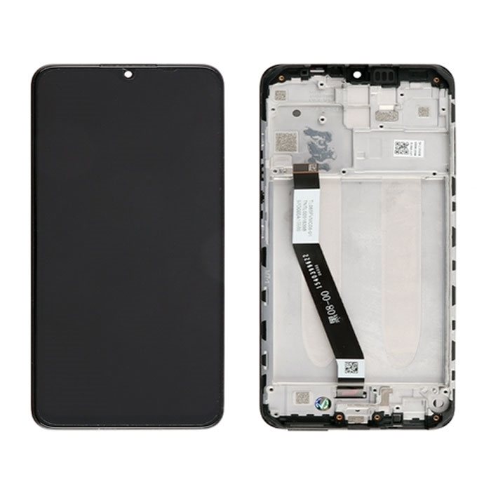 OEM Οθόνη LCD με Μηχανισμό Αφής και Πλαίσιο Xiaomi Redmi 9 - Χρώμα: Μαύρο