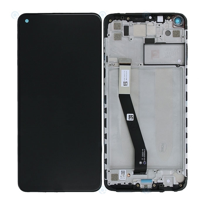 OEEM Οθόνη LCD με Μηχανισμό Αφής και Πλαίσιο για Xiaomi Redmi Note 9 - Χρώμα: Tarnish / Γκρι