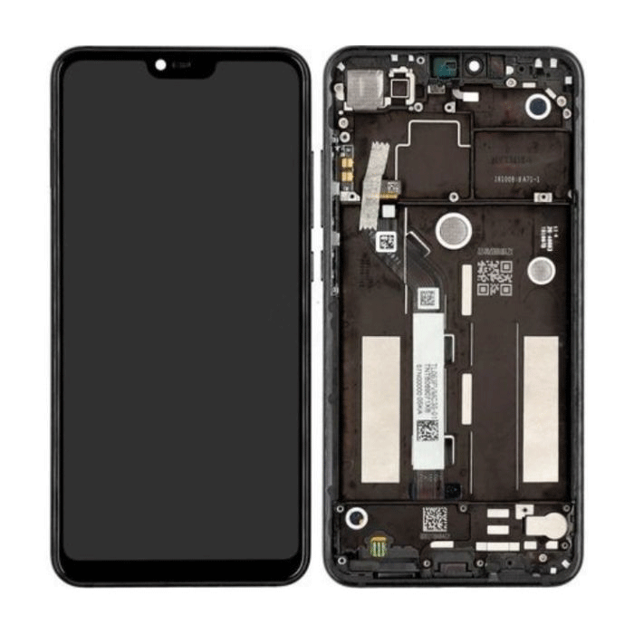 OEM Οθόνη LCD με Μηχανισμό Αφής και Πλαίσιο για Xiaomi Mi 8 Lite 2018 - Χρώμα: Γκρι