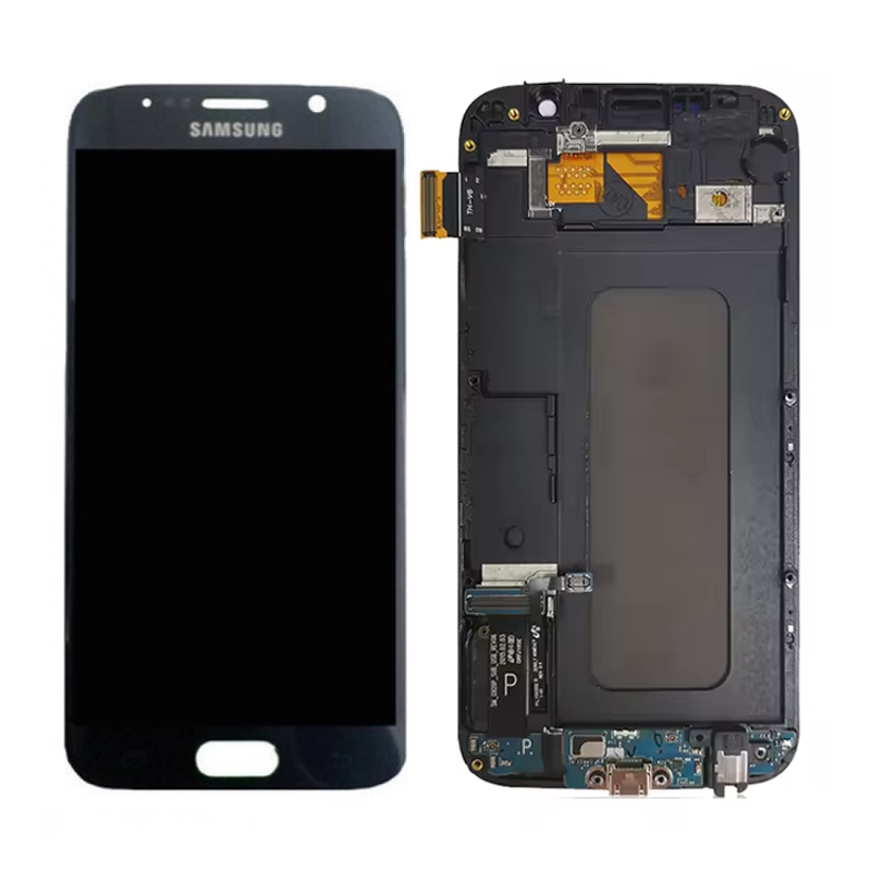OEM Οθόνη LCD με Μηχανισμό Αφής και Πλαίσιο για Samsung Galaxy S6 G920F -Χρώμα: Μαύρο