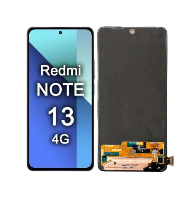 OLED Οθόνη LCD με Μηχανισμό Αφής για Xiaomi Redmi Note 13 4G - Χρώμα: Μαύρο