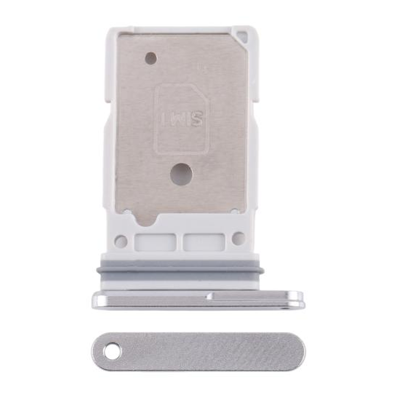 Υποδοχή Κάρτας SIM Tray για Samsung S25 Ultra - Χρώμα: Λευκό
