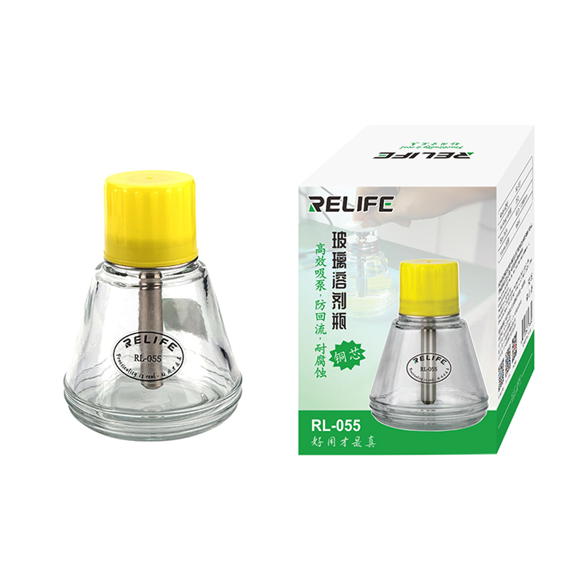 RELIFE RL-055 Conical copper core glass alcohol bottle