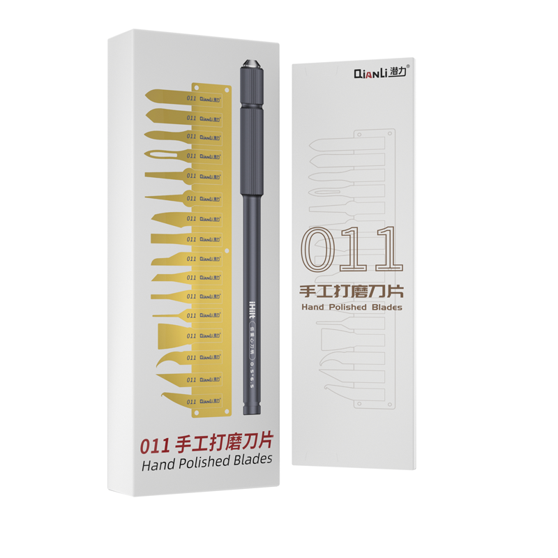 Qianli 011 Λεπίδα Στίλβωσης με λεπίδες Σετ / Hand Polished Blades With Handle