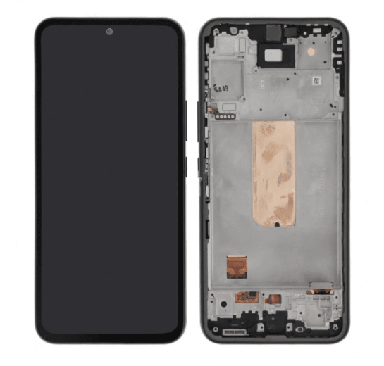 OLED Οθόνη LCD με Μηχανισμό Αφής και Πλαίσιο για Samsung Galaxy A35 5G SM-A356 / A55 5G SM-A556 - Χρώμα: Μαύρο