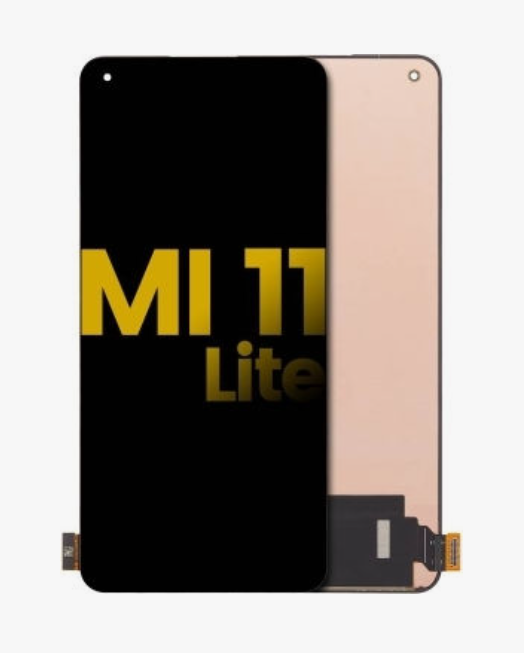 Incell Οθόνη LCD με Μηχανισμό Αφής για Xiaomi Mi 11 Lite 4G / Mi 11 Lite 5G / 11 LITE 5G NE - Χρώμα: Μαύρο