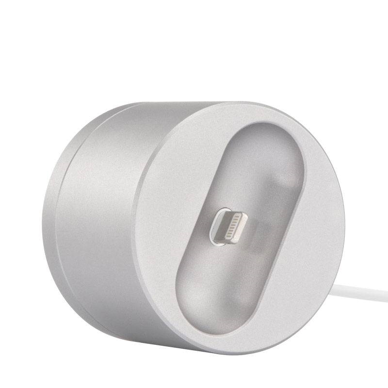 COTECi CS7202-GY Βάση Φόρτισης Apple Airpods Inductive Charger Dock - Ασήμι