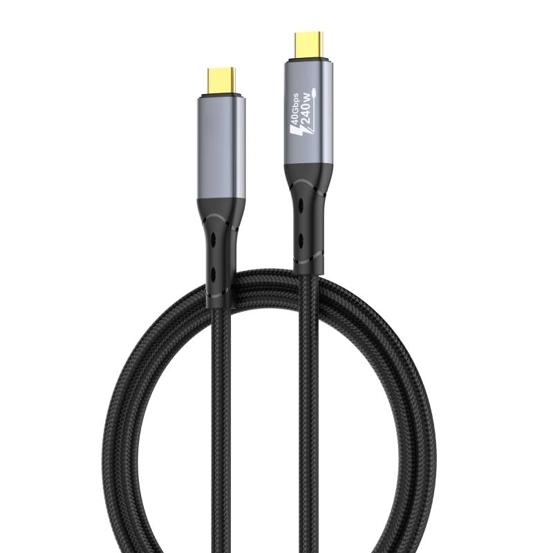Ldnio LC921 240W Καλώδιο δεδομένων γρήγορης φόρτισης με θήρα USB-C Σε USB-C (Length 1m) - Μαύρο