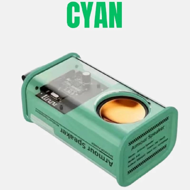 Yesplus Cyberpunk Διαφανές Ασύρματο Ηχείο LED TWS (YS-704) - Πράσινος