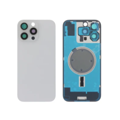 Πισω καπακι Full Back Cover Magsafe Magnet Για iPhone 16 Pro Max Χρώμα: White Titanium