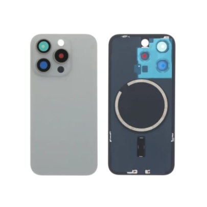 Πισω καπακι Full Back Cover Magsafe Magnet Για iPhone 15 Pro Χρώμα: White Titanium